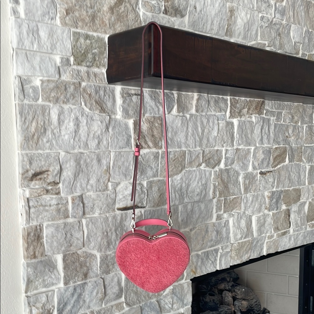 Kate Spade Fluffy Pink Heart Bag